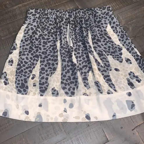 CAbi  Bella Skin Pull On Skirt Animal Print Size Medium