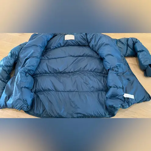 Athleta lofty down jacket dark vista teal size medium
