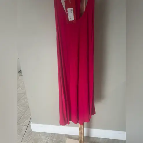 Peyton Jensen Womenโs Size Small Hot Pink Racerback Dress NWT