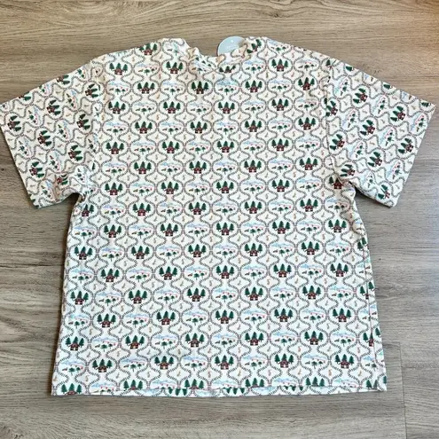 Hill House Charlotte Sleep Tee in Ski Chalet Size XS NWT