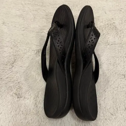 Vionic Women's Tide Flip Flop Sandal – Black – Size 8