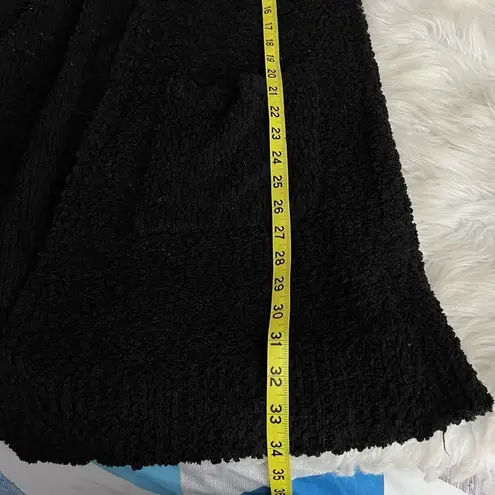 Merokeety Free w/ Purchase  Long Black Open Front Cardigan Size Large