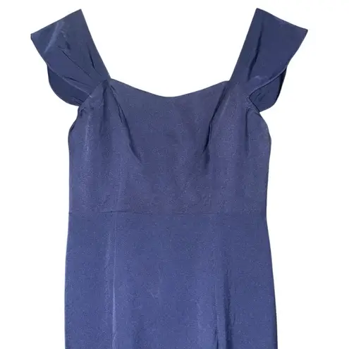 WAYF Dress Medium Navy Mermaid Trumpet Sweetheart Maxi Gown