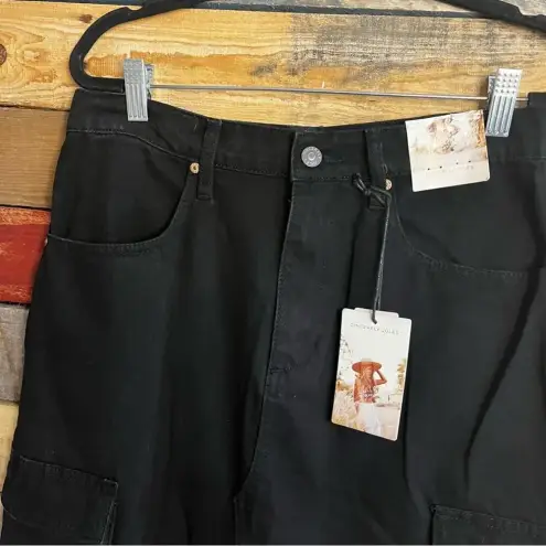 Sincerely Jules Black Cargo‎ Maxi Skirt Size 11/29