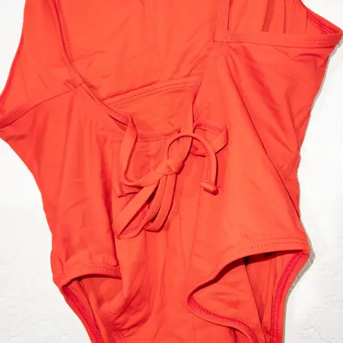 ANDIE NWT Cherry Red Paloma Long Torso One Piece Swimsuit Size XST