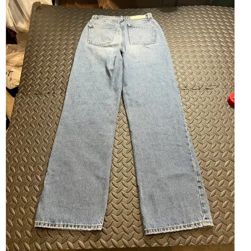 Betro Simone  High Rise Wide Leg Button Fly Jeans Size 26 Denim Light Wash