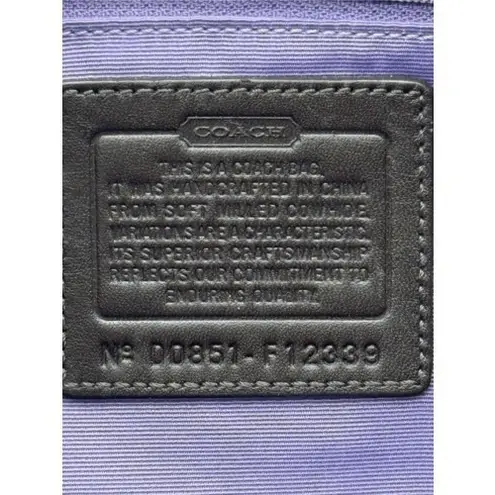 Coach Y2K Vintage  00857 Brown Pebble Leather Buckle Shoulder Tote Bag‎ Purse