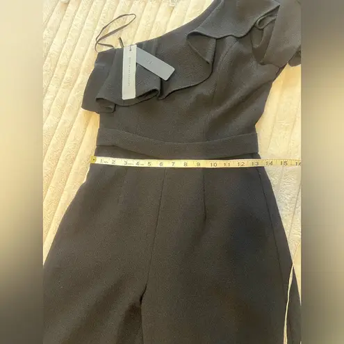 Black Halo Kallan Ruffle Jumpsuit NWT