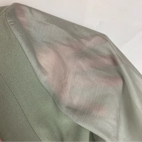 Finders size medium Sage Green Blouse Buckle Accents cosplay ren fest sheer sle