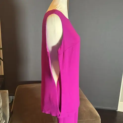 Women’s Chiffon 3 Piece Party Formal Mother of the Bride Pants Suit Size 14 Pink