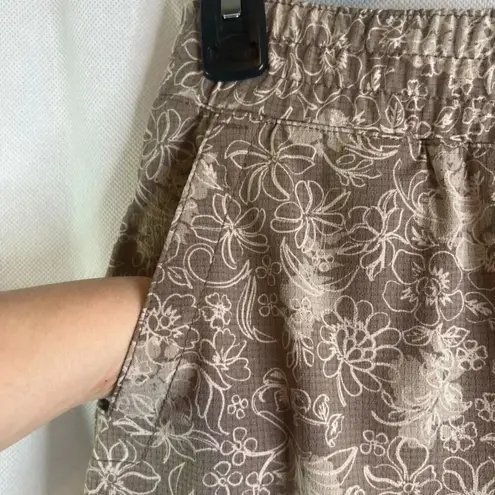 Duluth Trading Co Breezeshooter Skirt Skort with Interior Shorts Size 8 Brown