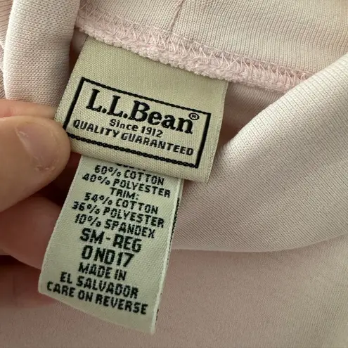 L.L. Bean Light Pink Turtleneck Long Sleeve