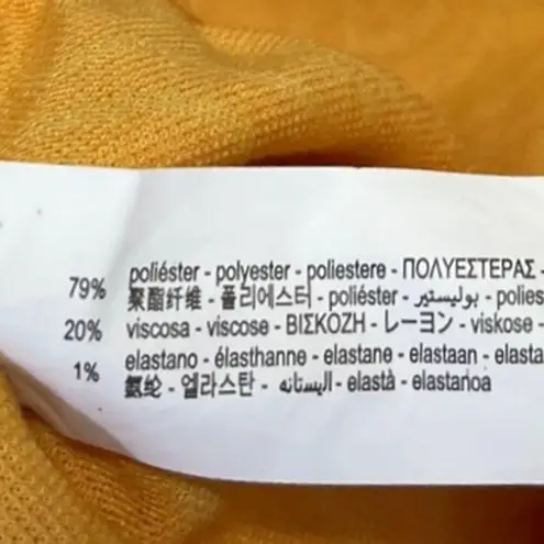 ZARA NEW  Orange Halter Printed Cutout Tie Hem Sleeveless Crop Top Size S