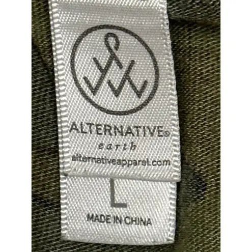 Alternative earth Racer Tank Speed Lab Camouflage Scooped Neck Tank Top Size LG