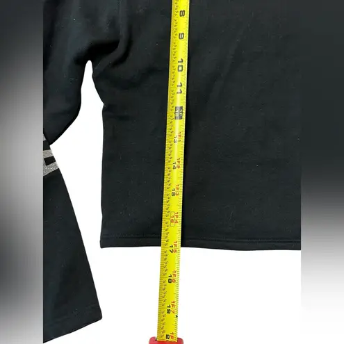 Victoria Sport Long Sleeve Shirt – Black with Silver Sparkle Logo on Sleeves