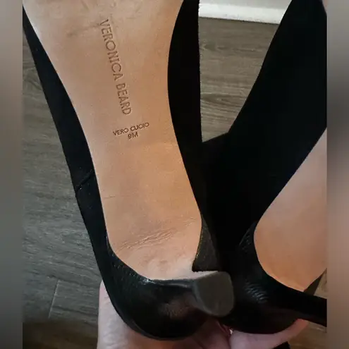 Veronica Beard Lexington Suede Boots in Black Size 9