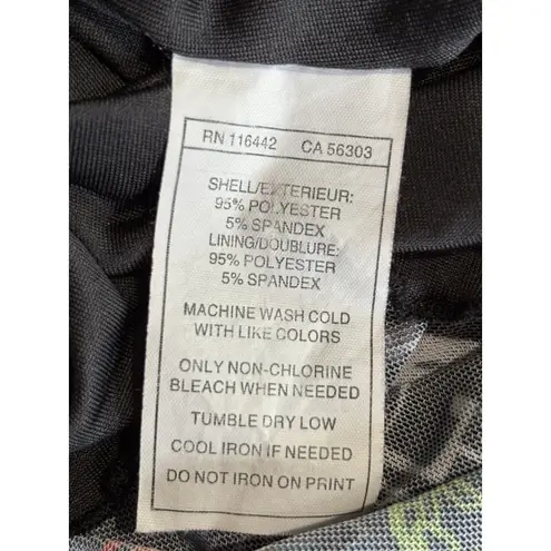 Vitriol Blk/Red Lined Straps Sheer Mini Slip Dress Size L Skull/Dice Punk/Rock Black Size L