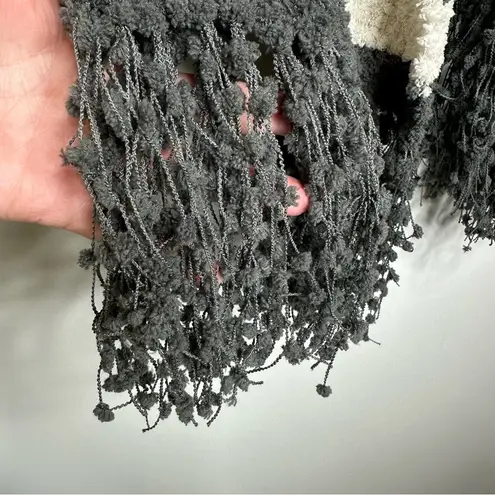 Saltwater Luxe  Sherpa Fringe Open Cardigan Sweater Size XS