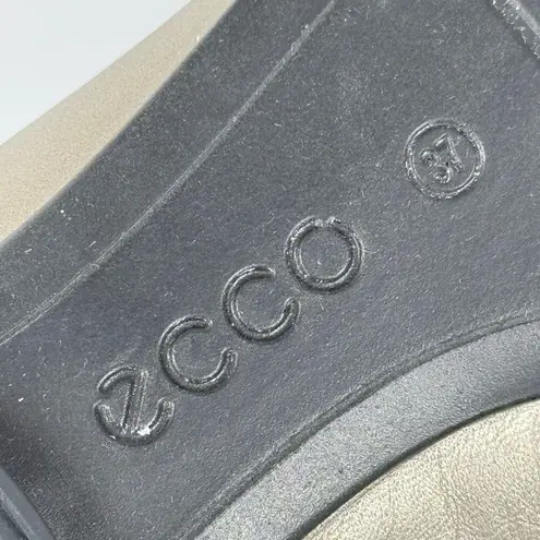 Ecco Anine ballerina leather Metallic flats Size 37/6