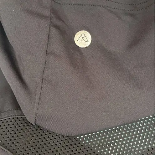 Livi Active Sleeveless Top, Sky Blue & Black, Mesh on Back Black Size 14