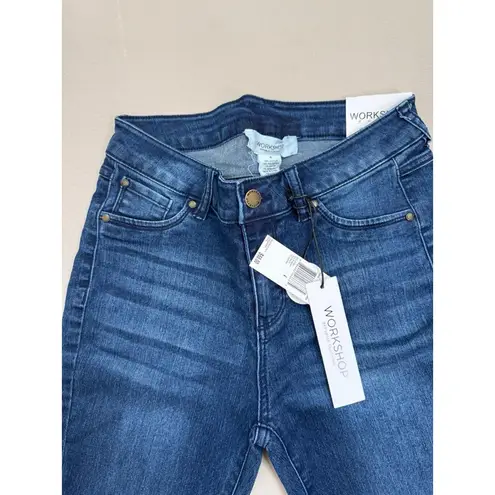 Workshop Republic Clothing WORKSHOP Republic Jeans Womens Size 4 Blue High Waist Ankle Stretch Casual
