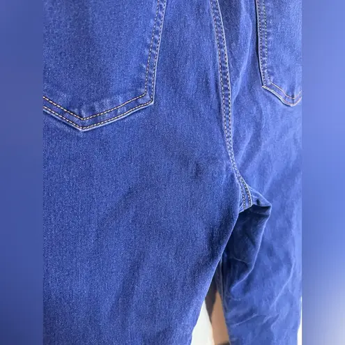 No Boundaries High Rise 4 Front Button Fly Jeans Women's 13 Indigo Skinny Denim