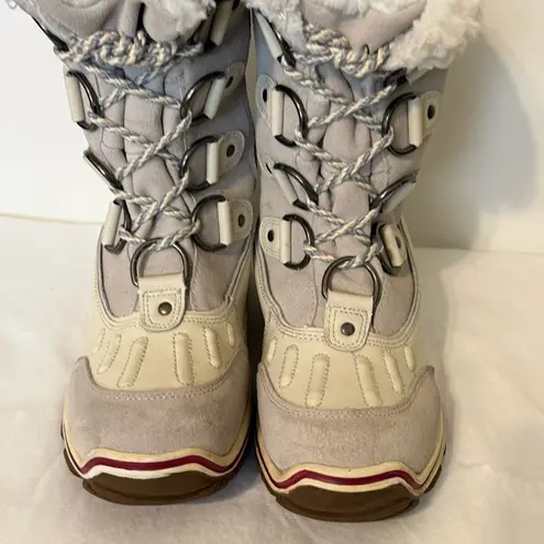 Pajar Canada Women’s White Winter Boots Size 8–8.5 – Polar Lined, Side Zipper