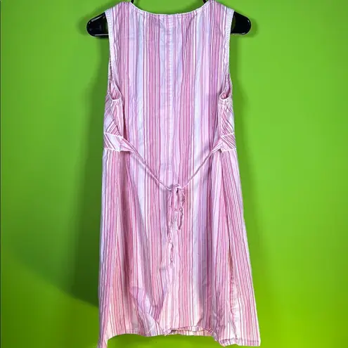 Motherhood Vintage Pink Sleeveless V-Neck Sundress