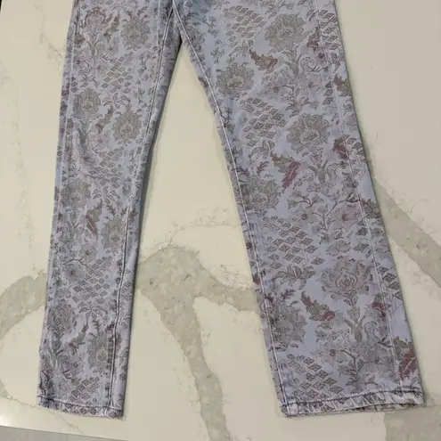 Pilcro And The Letterpress Anthropologie Slim Boyfriend Floral Jeans Women’s 29