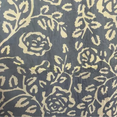 Gretchen Scott Designs Blue Floral V Neck Tunic Top Coverup