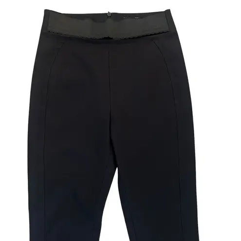 Stella McCartney Black Stretch Zip Cuff Panelled Ponte Pants IT 42 US 6-8