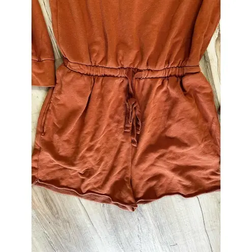 Aerie  burnt orange long sleeve short jumper