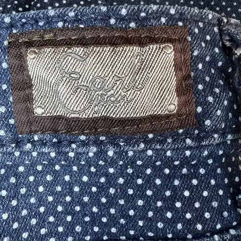 Earl Jean Earl Jeans Women's Polka Dot Straight Leg Jeans Size 6