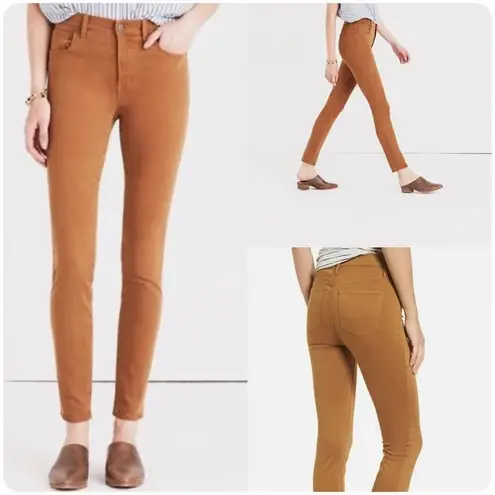 Madewell  Women’s Size 30 9” High Rise Skinny Pants in Mustard Yellow / G7197