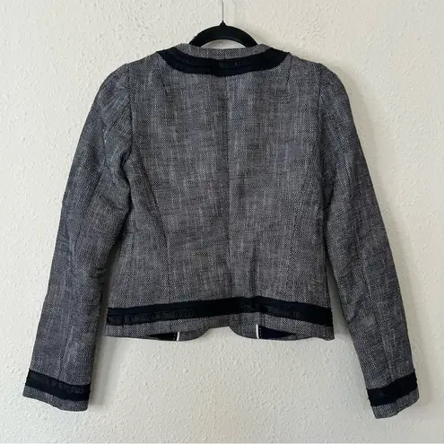 Banana Republic  Textured Tweed Bouclé Coco Blazer Jacket Size 2