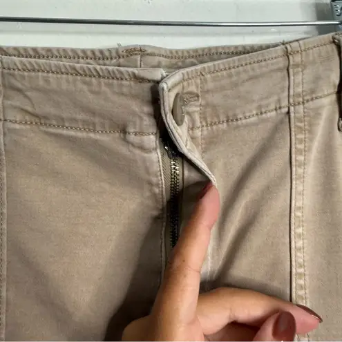 Stitch Fix Liverpool Utility Crop Cargo w Cinched Leg (biscuit tan) Size 16/33 Tan
