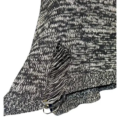 Gypsy Warrior Women’s Distroyed Sweater Tunic Distressed Goth Black Sz M Grunge