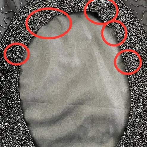 Laurence Kazar Vintage Sequin Beaded Jacket/Blazer Size LP