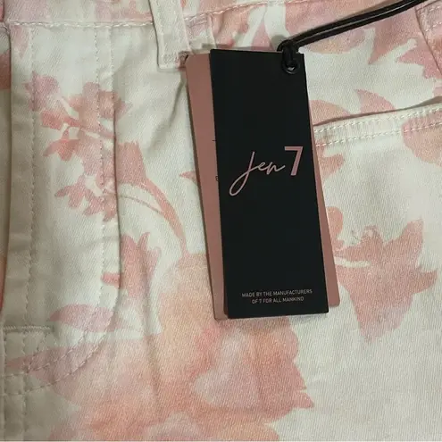 7 For All Mankind NWT! Women’s Jen7~  printed crop skinny jeans- shadow floral- 6
