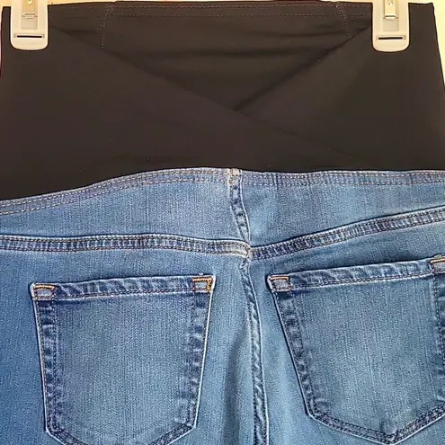 Maternity Crossover Panel Jeggings Isabel Maternity by Ingrid & Isabel Blue Size undefined