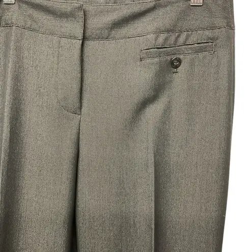 Atelier Urban Outfitters Women's Dress Pants Size 6 Gray Flat Front Straight Leg Black