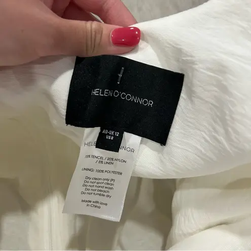 BHLDN Helen O'Connor Paper Daisy 3D Flower Mini Ivory Dress