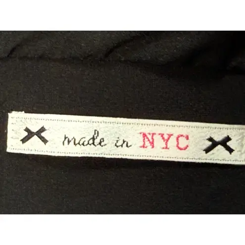 Yoana Baraschi Womens Black Blazer Jacket Size M Made in NYC Old Money Executive