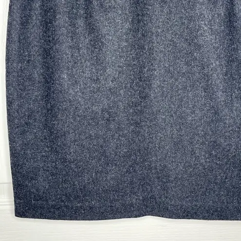 United Colors Of Benetton Sz 6 Gray Wool Short Pencil Skirt Italian Sz 42 Made i