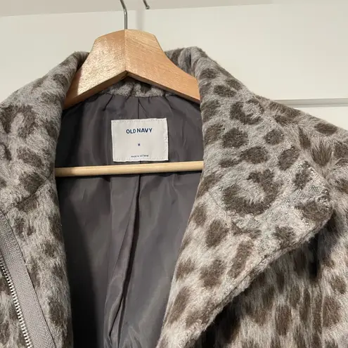 Old navy leopard coat sales
