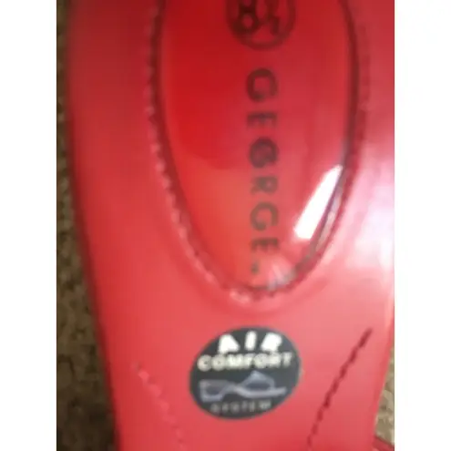 George Women's Red Slides Sandals Slip On Slides Shoes Size 8.5 - Image 6