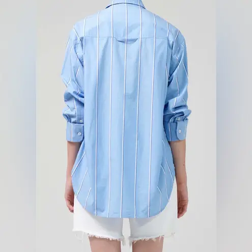 Citizens of Humanity  Kayla Shirt in Canyon Stripe Button Down Size Small