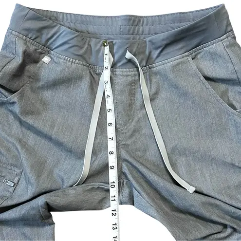 FIGS  Zamora Technical Collection Scrubs Jogger Mid-Rise Pant Gray Sz Medium