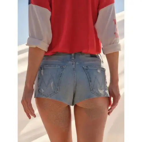 MOTHER x Carolyn Murphy Cheeky Tomcat Short Shorts Size 30 Blue