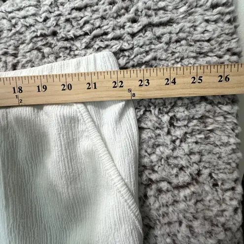 White Wide Leg Lounge Pants Drawstring Waist Coastal Minimalist Beachy 3XL Size undefined